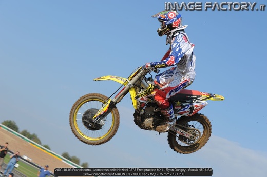 2009-10-03 Franciacorta - Motocross delle Nazioni 0373 Free practice MX1 - Ryan Dungey - Suzuki 450 USA